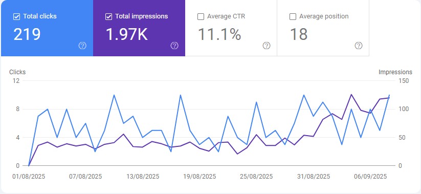Bodyworx Gym Google Search Console Performance